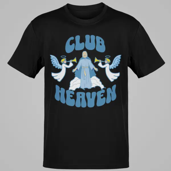 Club Heaven Jesus Angels Heavenly Spiritual Believers Design