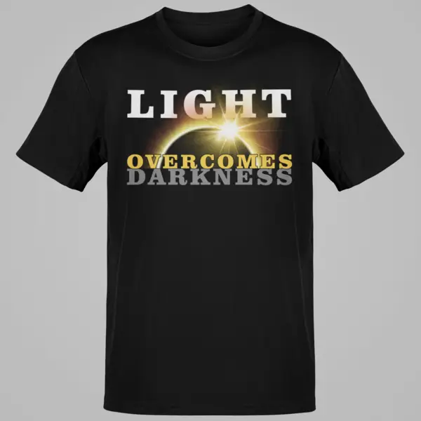 Light Overcomes Darkness John 1:5 Inspirational Christian