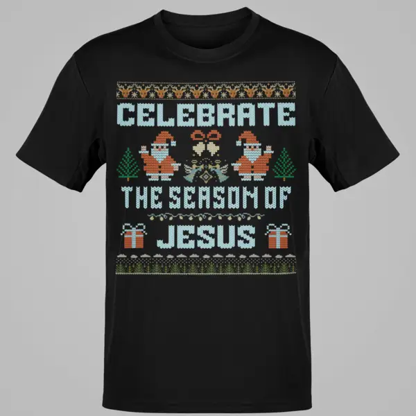 Celebrate Season of Jesus Ugly Christmas Sweater