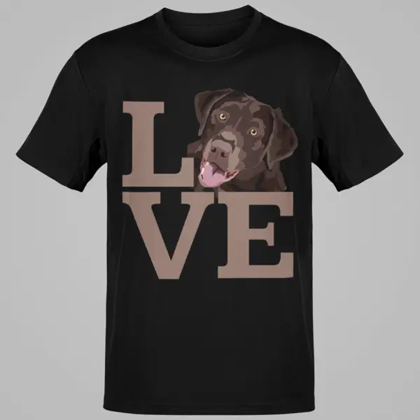 Love Chocolate Lab Dog Lovers Pet Owner Gift