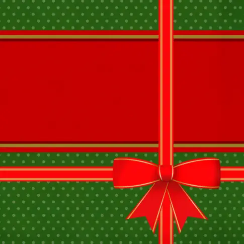 Festive Wrap Ribbon Red Green Christmas Holiday Winter Fun