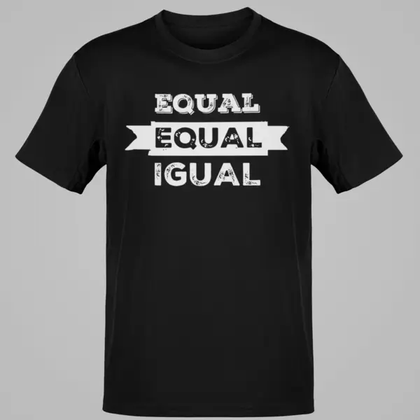 Equal Equal Igual Social Justice Right For All Multilingual