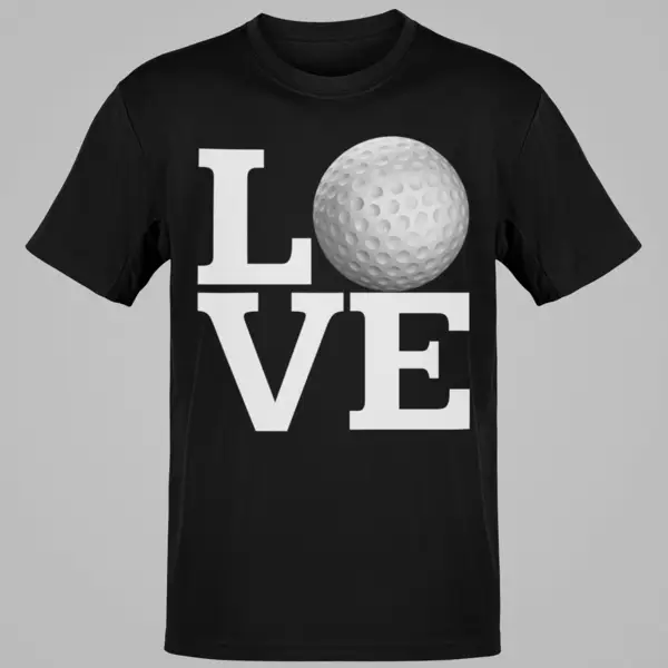 Love Golf Tee for Golfers Passionate About Sport